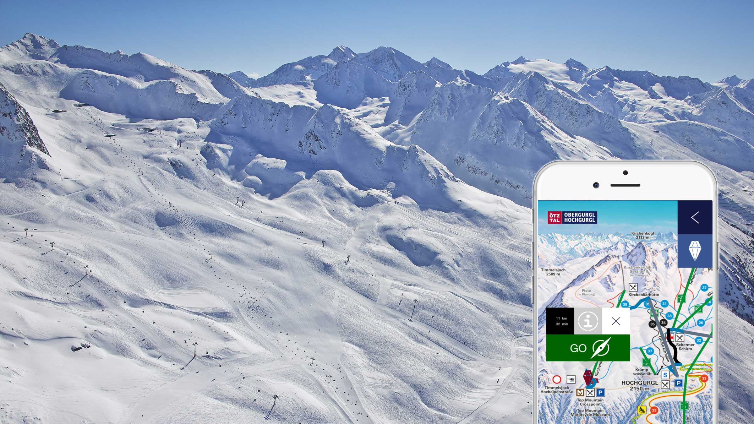 A complete ski area in your pocket