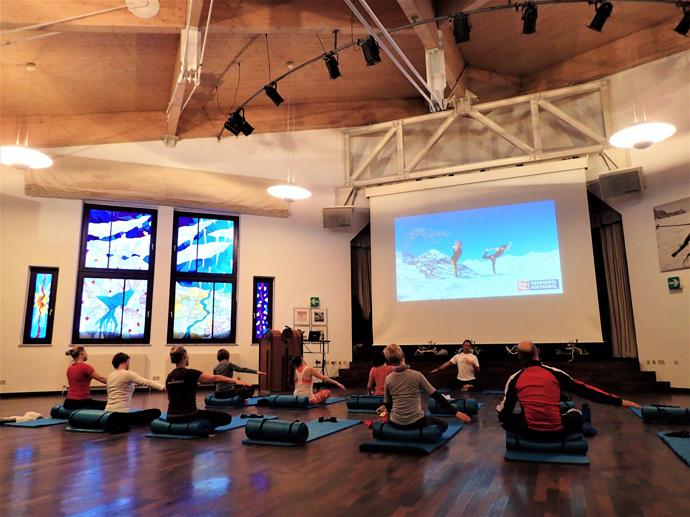 Yoga im Piccardsaal - Firn, Fun & Fire Obergurgl-Hochgurgl